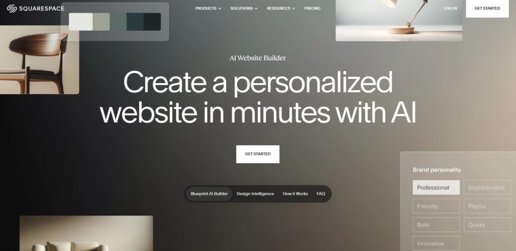 Bästa AI verktyg för hemsidor 5 squarespace ai verktyg